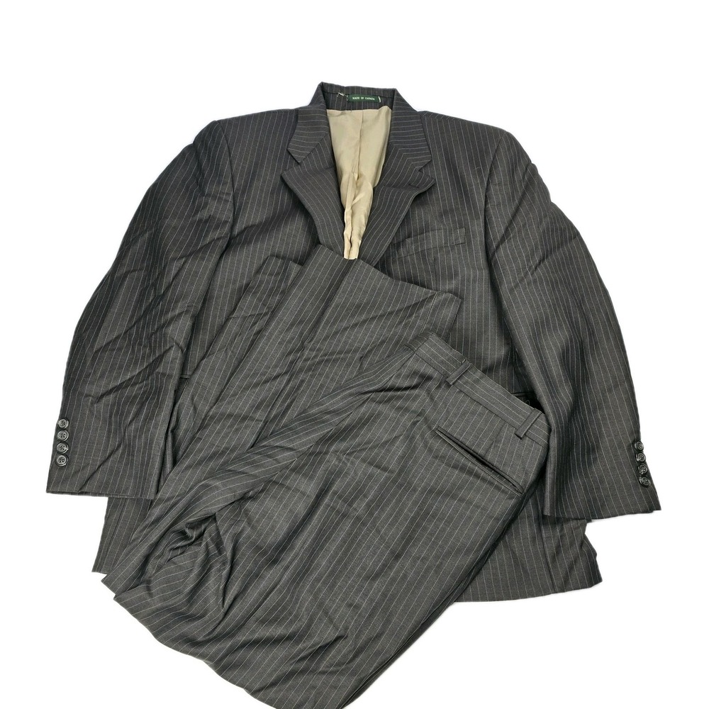 Lauren Ralph Lauren 2 Piece Suit Mens Jacket Blazer 42S Pants 36Wx29L Black